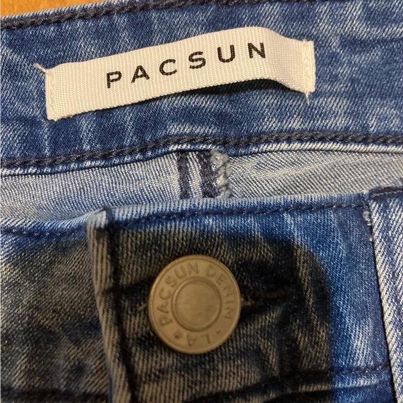 Men’s Size 30X32 PacSun Distressed Stacked Skinny Jeans - Picture 5 of 13